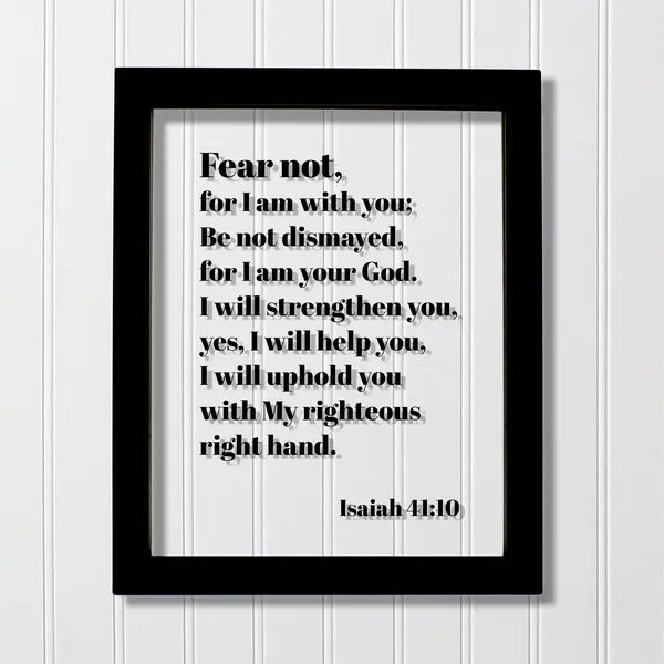 Isaiah 41:10 Scripture Christian Religious Decor Art Print