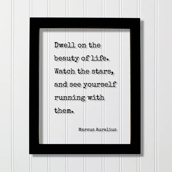 Marcus Aurelius Quote Art Print, Typography