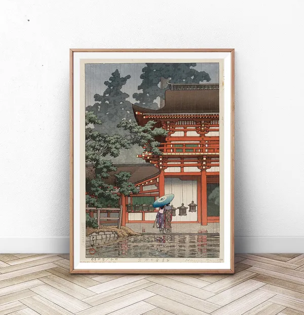 Kasuga Shrine In Nara, Ukiyo-E Art Print