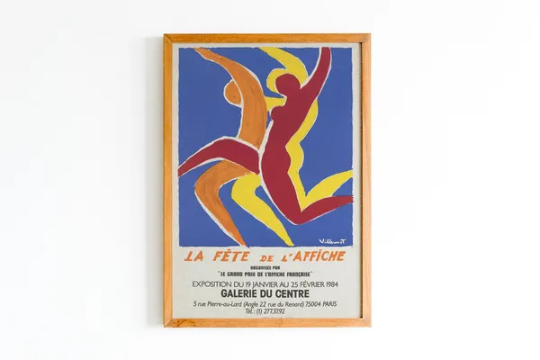 Museum Exhibition Poster, Paris Home Decor Art Print