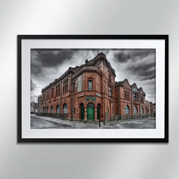 Salford Lads Club Signed Art Print, Cityscape Photography