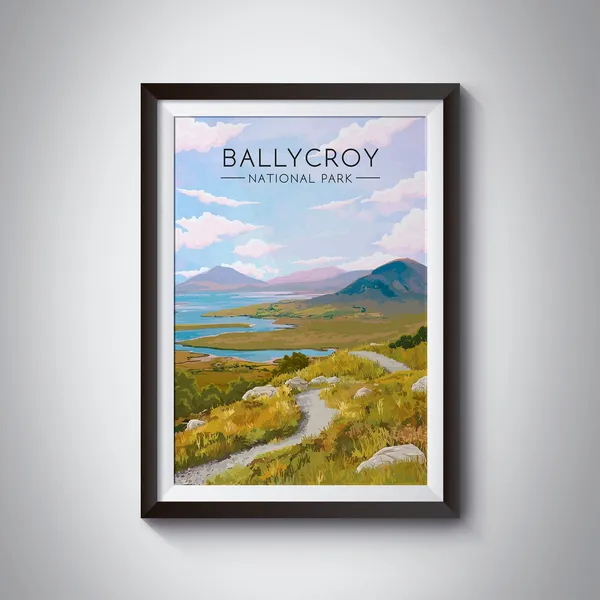Ballycroy National Park Vintage Travel Poster