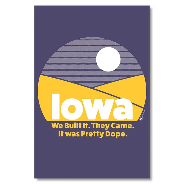 Iowa Dope Postcard Art Print