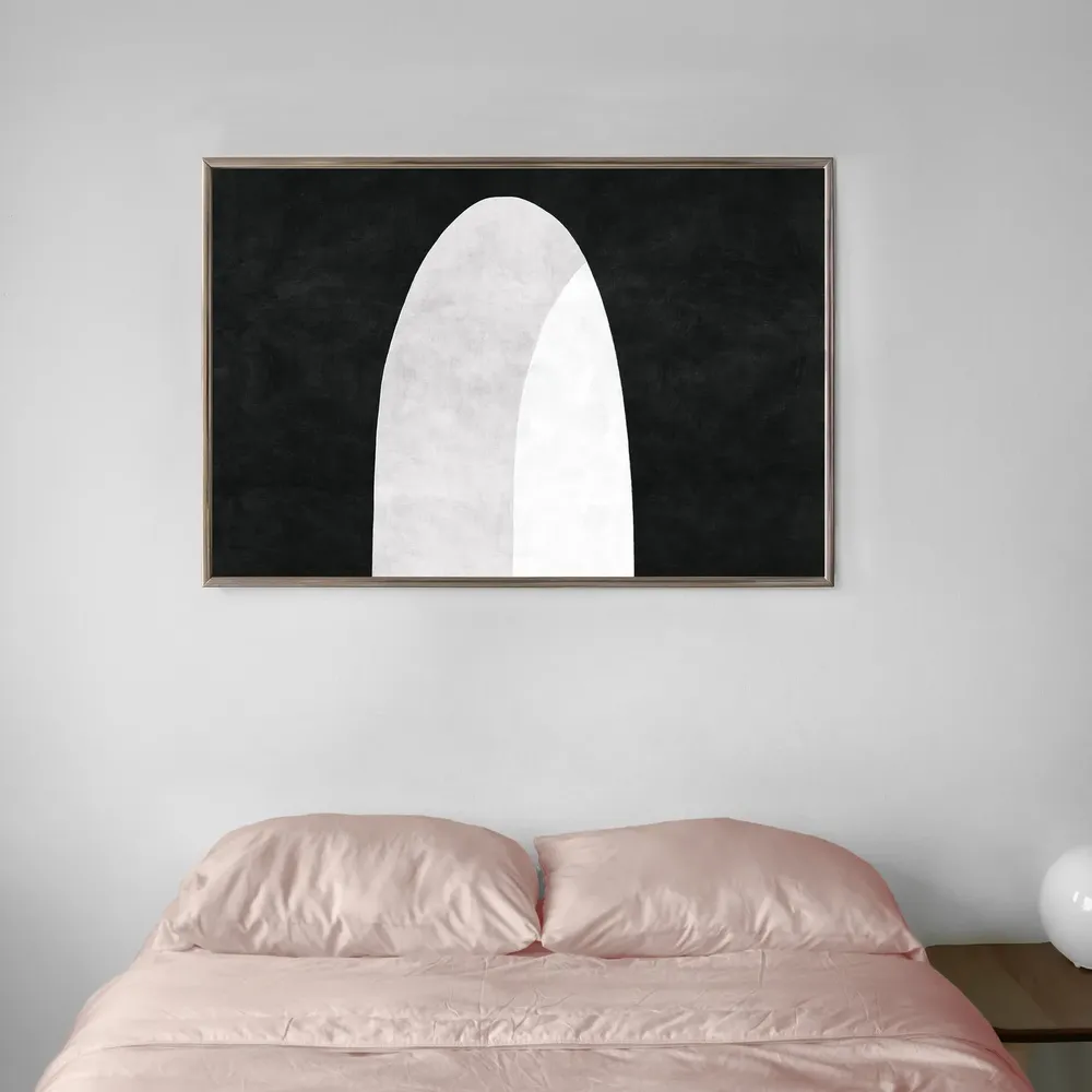 Black And White Arch Print, Scandi Poster - Image 3