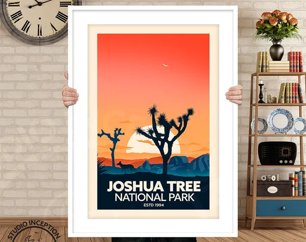 Joshua Tree National Park Travel Art Print