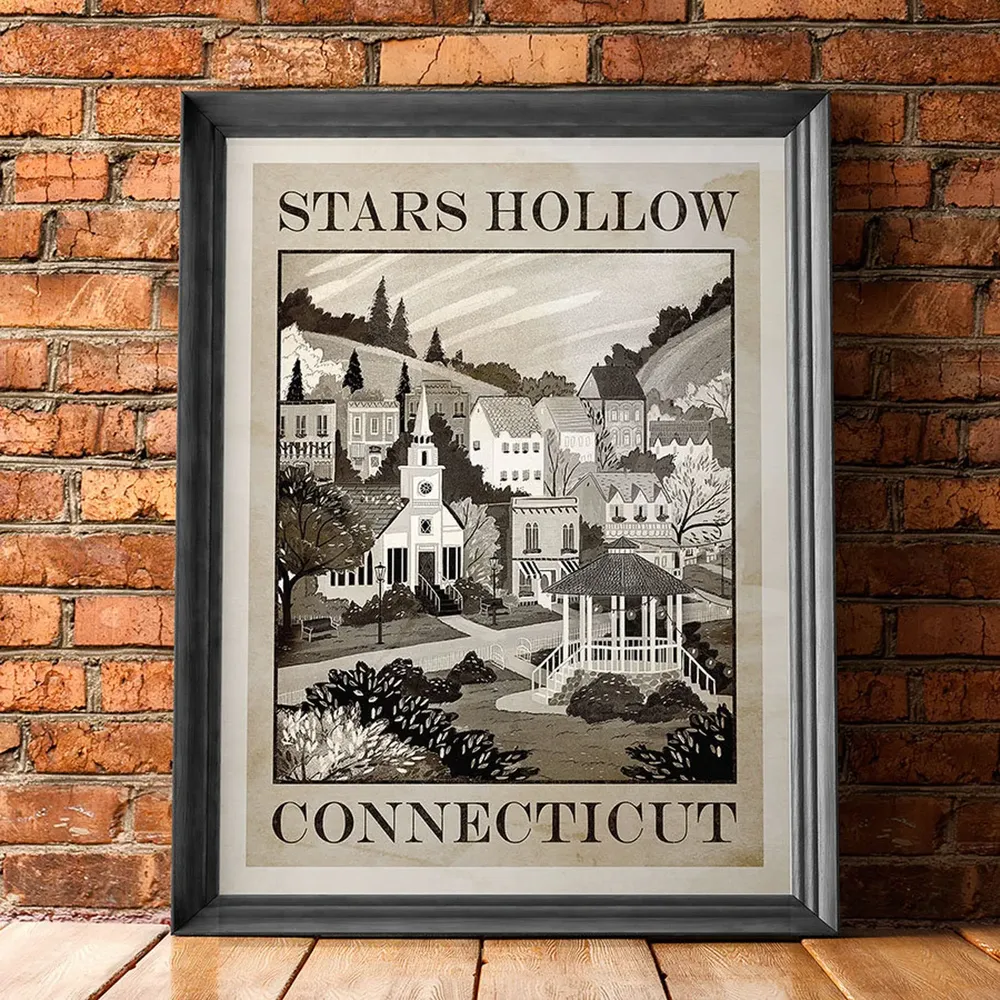 Stars Hollow Heritage Travel Poster