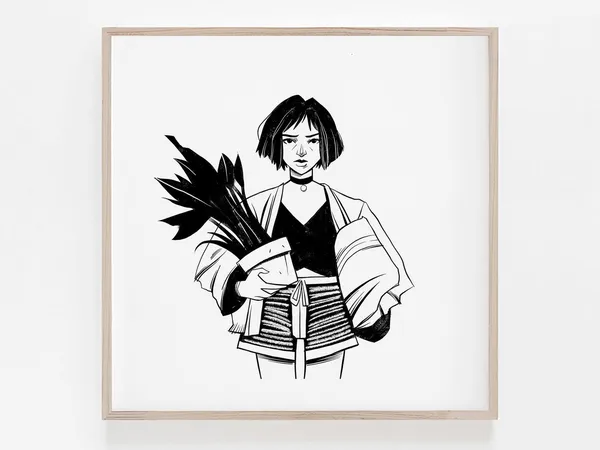 Lon The Professional Mathilda Portrait Art Print