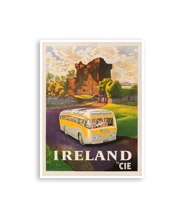 Ireland Travel Poster, Irish Decor Wall Art Print