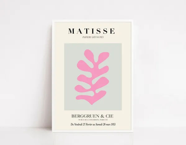 Matisse Cut Outs Exhibition Poster Art Print