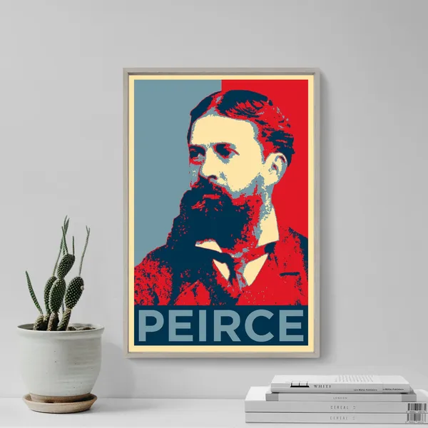 Charles Sanders Peirce, Father Of Pragmatism Art Print