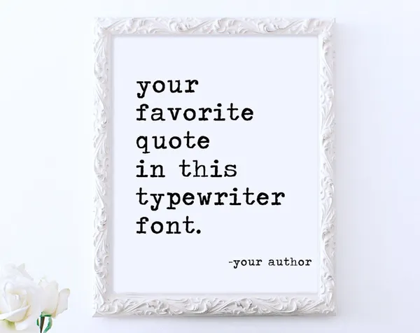 Custom Quote Poster, Personalized Wall Art