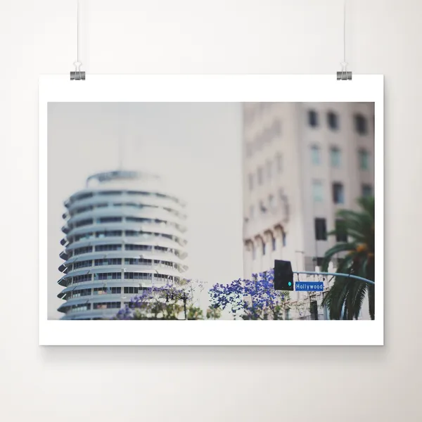 Capitol Records Building, Los Angeles Architecture Print