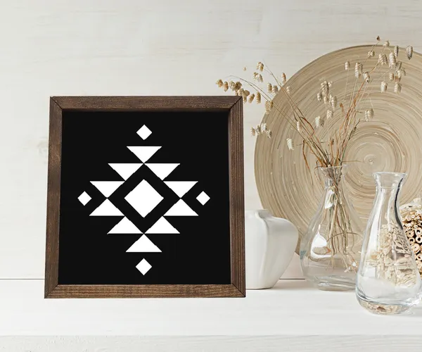 Aztec Square, Wall Art Print