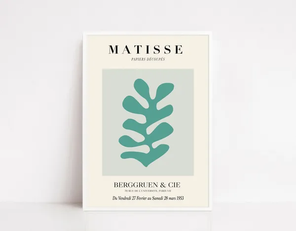 Matisse Cut Outs Exhibition Poster Print