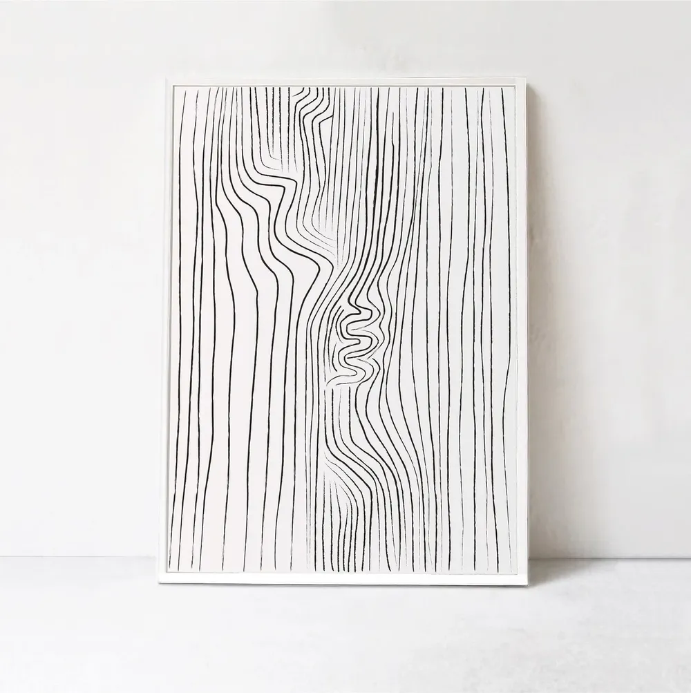 Abstract Lines, Scandinavian Minimalist Art Print