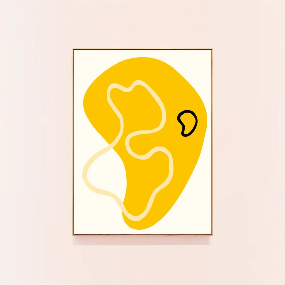 Mid Century Modern Abstract Shapes Poster Print - Image 3