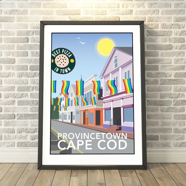Provincetown Cape Cod USA Travel Poster Print