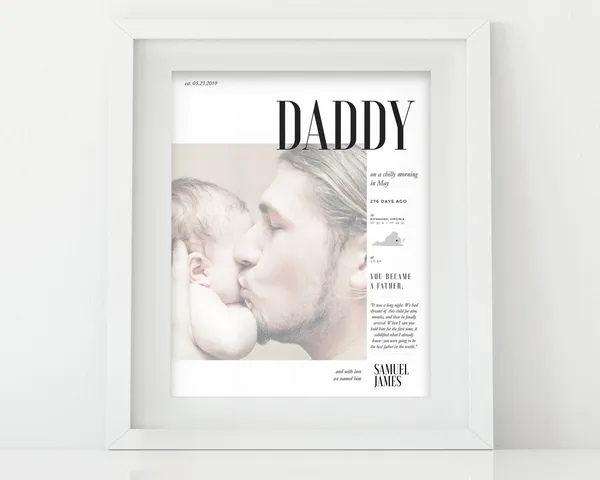 Father's Day Photo - Custom Print