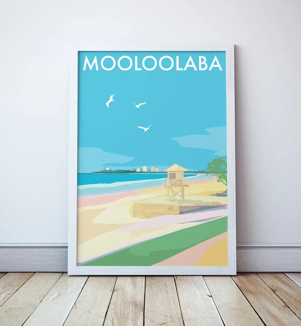 Mooloolaba Sunshine Coast Travel Poster
