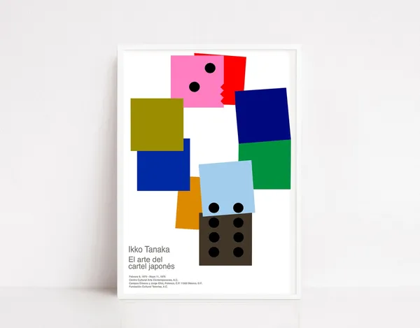 Ikko Tanaka Japanese Poster Art Print Exhibition