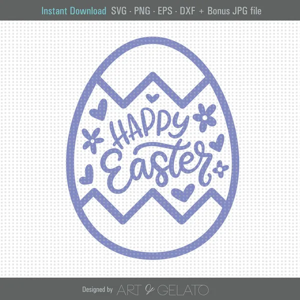 Happy Easter Egg SVG, Kids Easter Shirt