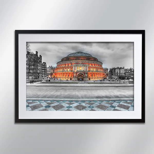 Royal Albert Hall London Travel Poster, Cityscape