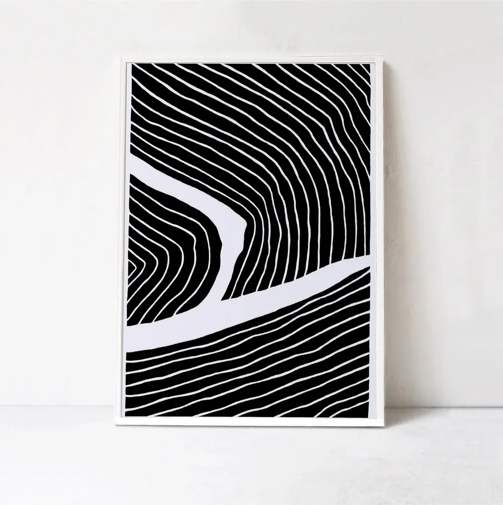 Oversized Abstract Wall Art Print
