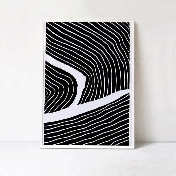 Oversized Abstract Wall Art Print