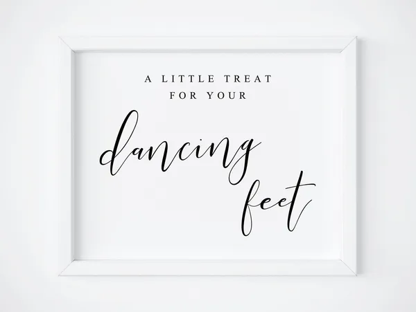 Dancing Shoes Sign, Wedding Dance Floor Poster