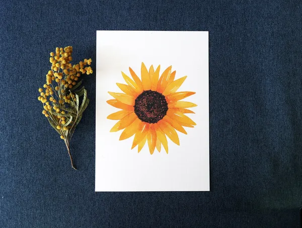 Tournesol Watercolor Map Poster, Wall Art Print