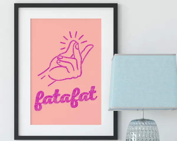 Indian Desi Fatafat Art Print