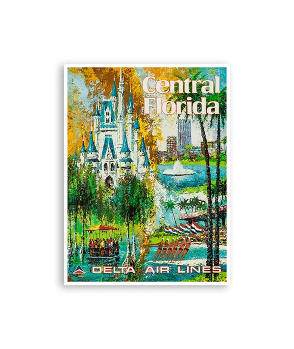 Florida Travel Poster Wall Art Print