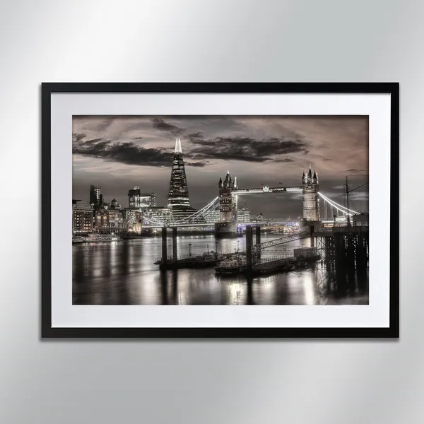 Tower Bridge And Shard Architecture Cityscape Art Print