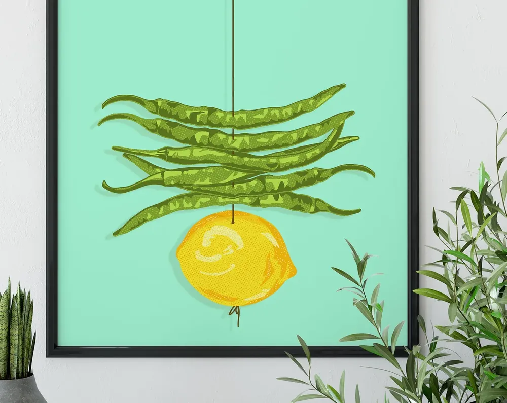 Indian Desi Najaar Poster Print