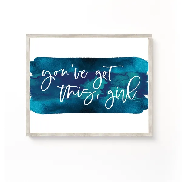 Girl Boss Wall Art Decor, Office Home Working Sign