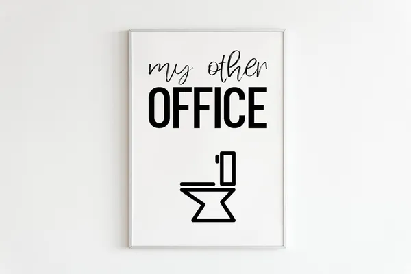My Other Office Poster, Humorous Office Decor