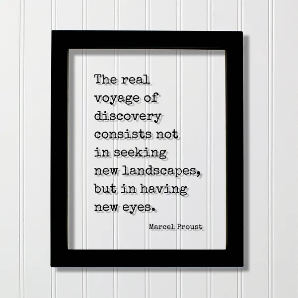 Marcel Proust Quote Art Print, Literary Typography
