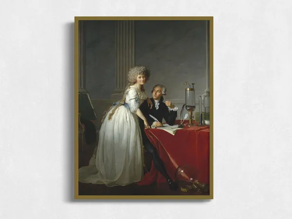 Vintage Portrait of Bored Woman, Antique Art Print