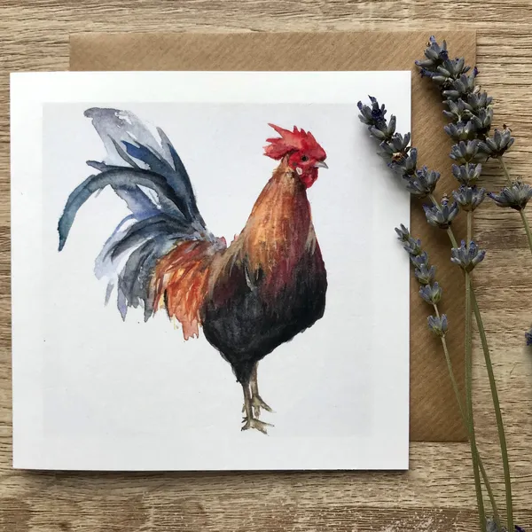 Cockerel Art Print