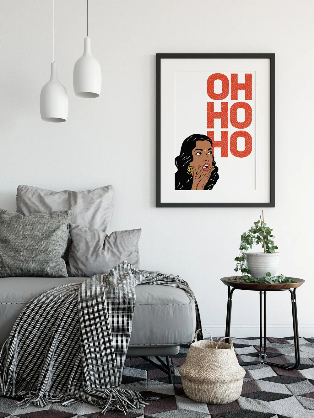 Indian Desi Wall Art Print