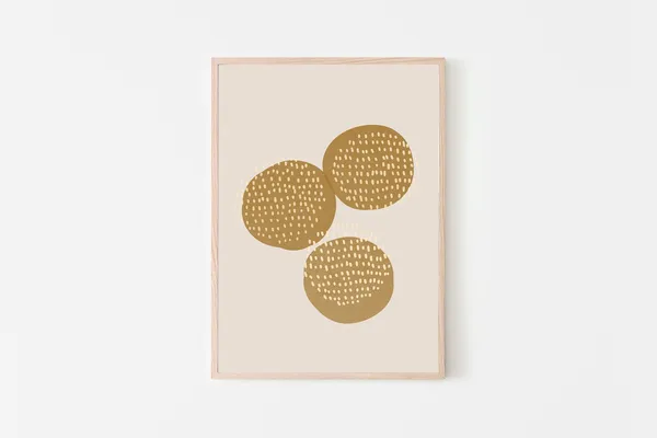 Sesame Ball Art Jian Dui Dimsum Modern Asian Food Print