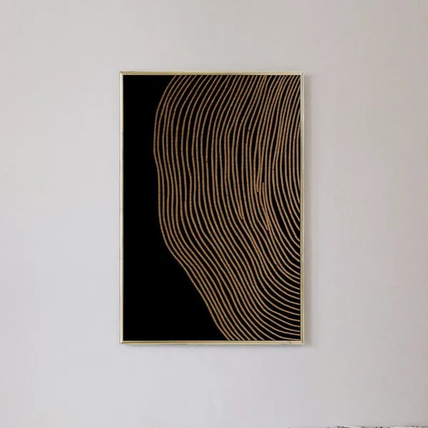 Abstract Print, Scandinavian Modern Minimalist