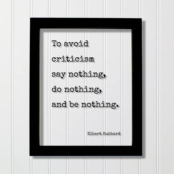 Elbert Hubbard Quote Art Print, Motivational Saying