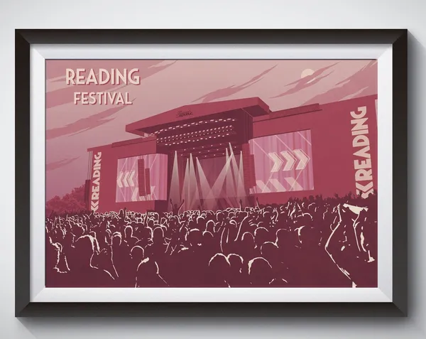 Reading Festival Poster, Music Festival Art Print