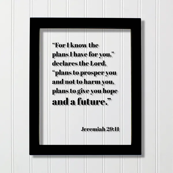 Jeremiah 29:11 Scripture Verse Art Print