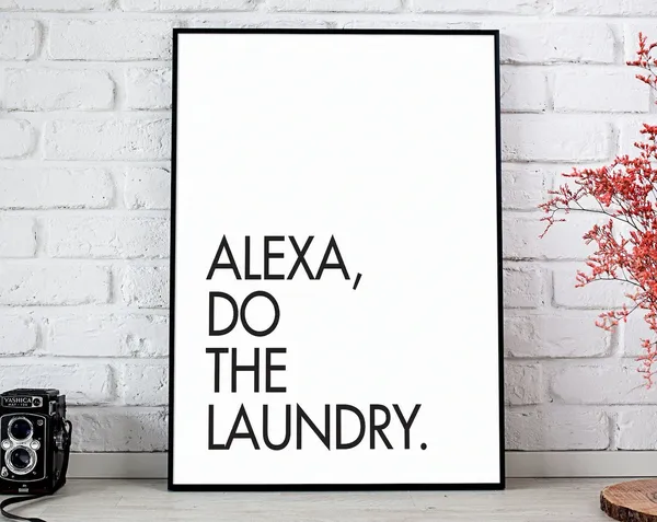Alexa Do The Laundry Funny Laundry Room Sign