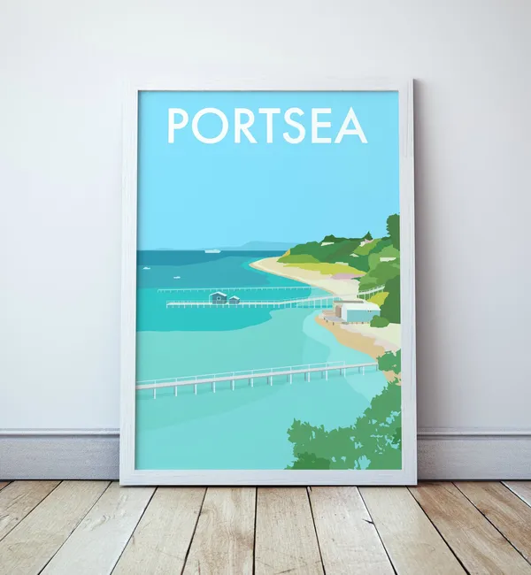 Portsea Victoria Travel Poster