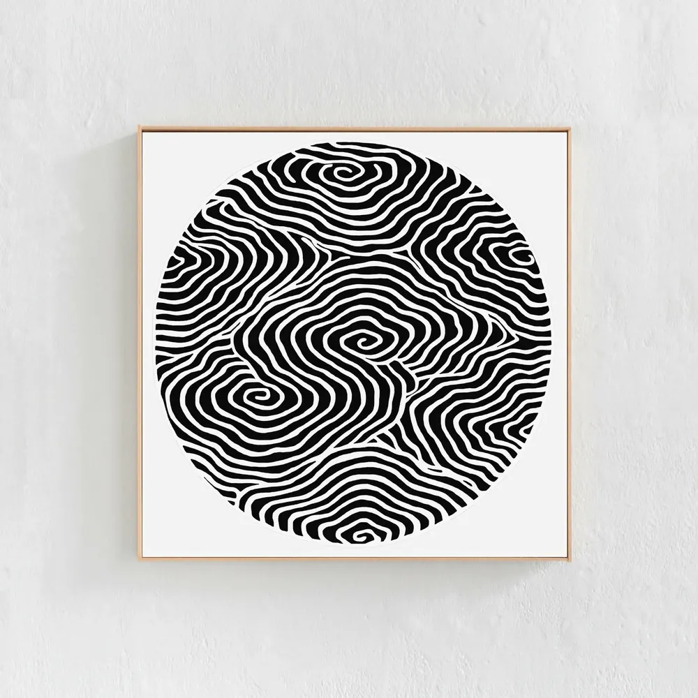 Circle Print Abstract Art Print