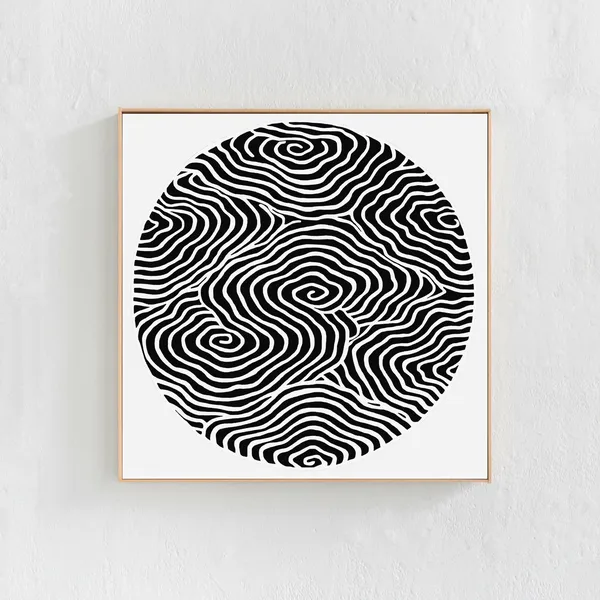 Circle Print Abstract Art Print