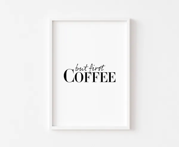 Kitchen Food and Coffee Art Print, Home Decor